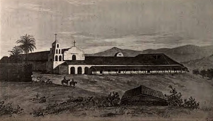 La primer Mision por Juanipero Serra en 1769