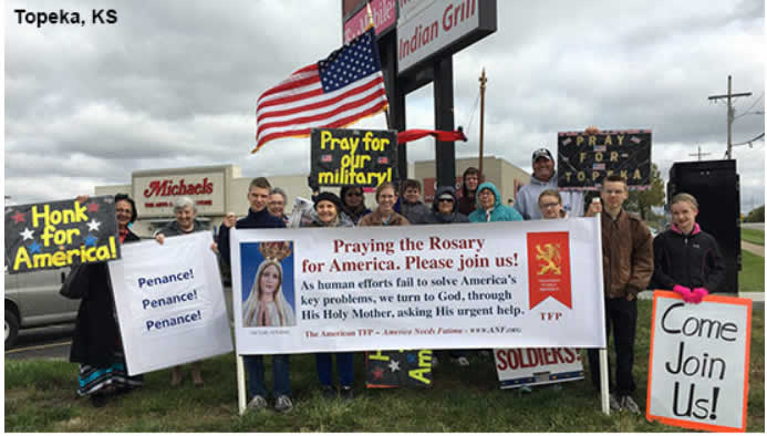 Cruzada del Rosario en Topeka, KS.